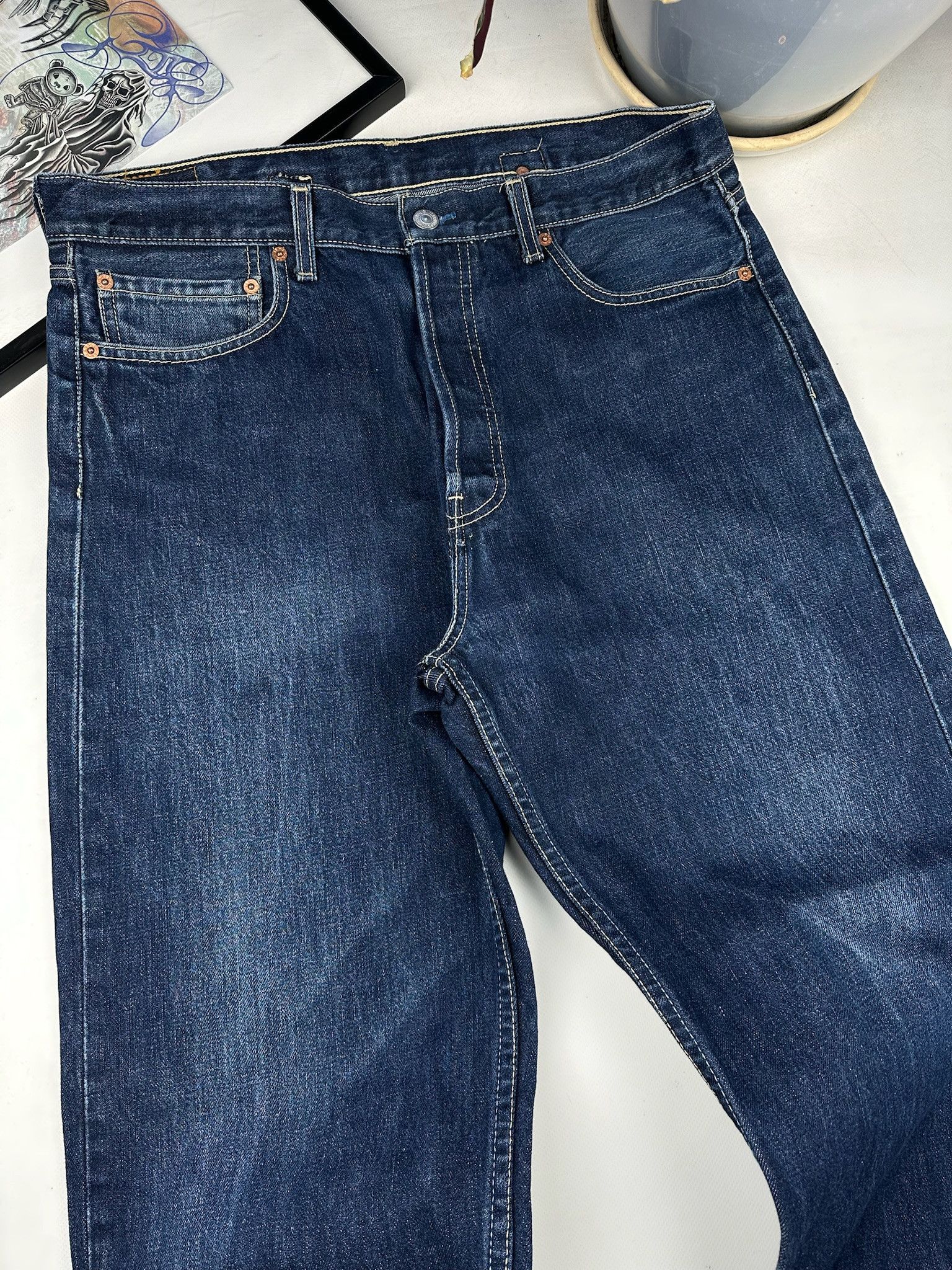 Levi's LEVI'S ENGINEERED JEANS style 561 buckle back VINTAGE DENIM Size US 36 / EU 52 - 3 Thumbnail