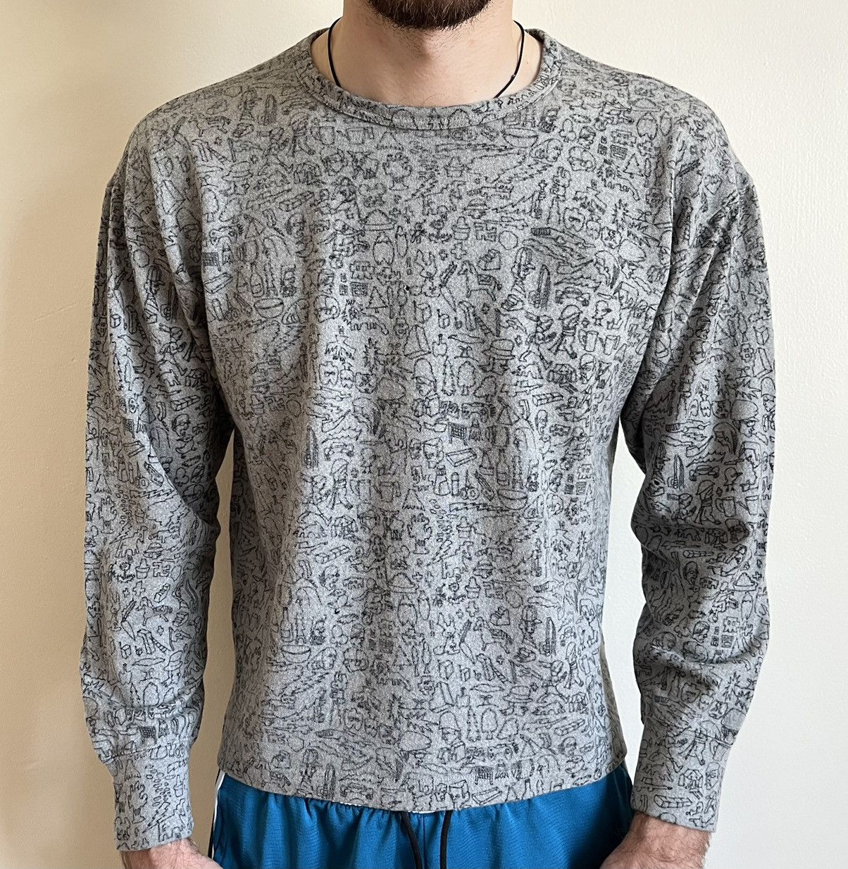 Comme des Garcons AW2003 Rare Comme Des Garcons Homme Wool Sweater Size US M / EU 48-50 / 2 - 2 Thumbnail
