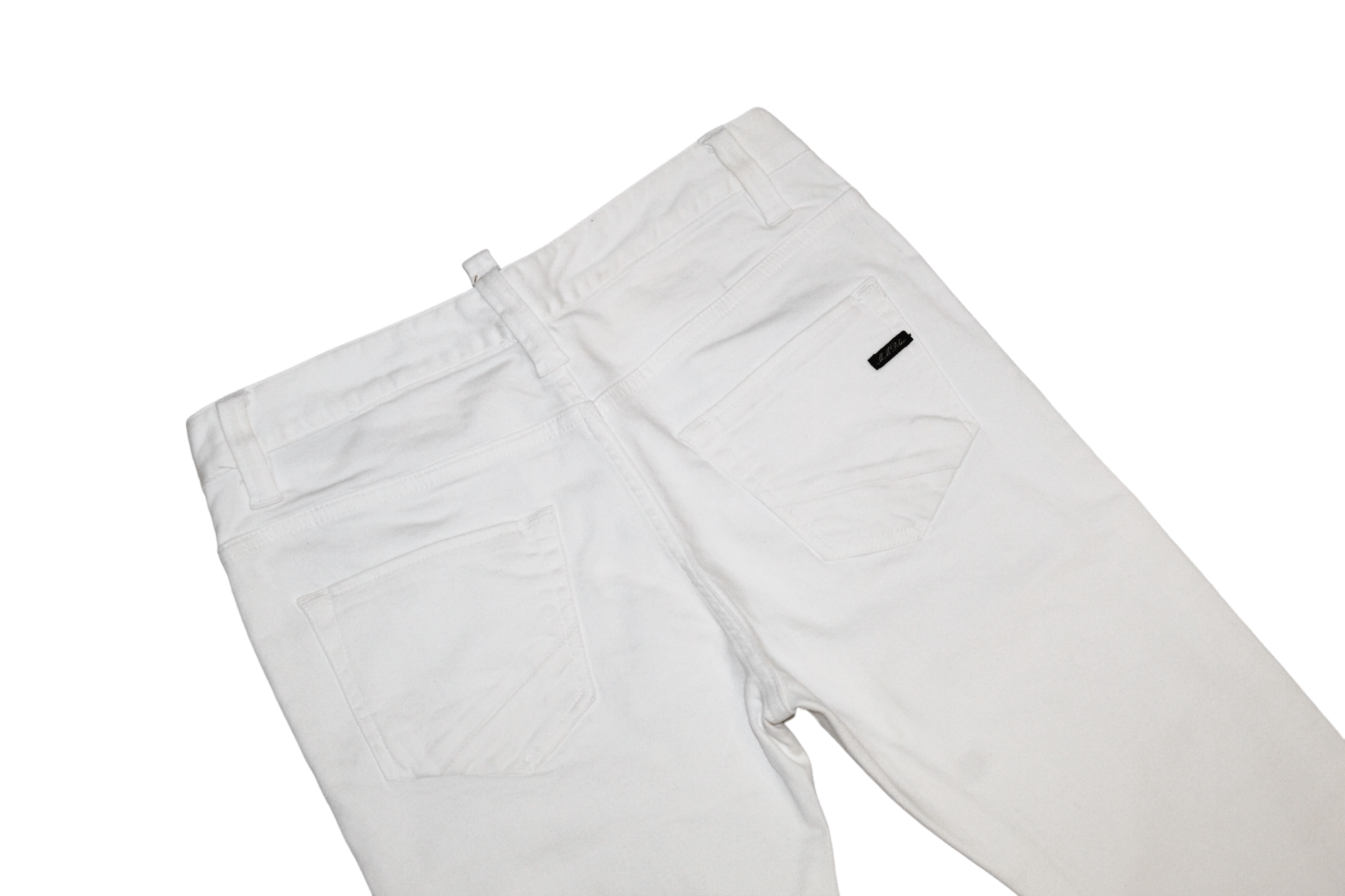 Beauty Beast Maurizio Massimino Skinny Cropped Fringed Raw Cut Jeans Size US 29 - 9 Thumbnail
