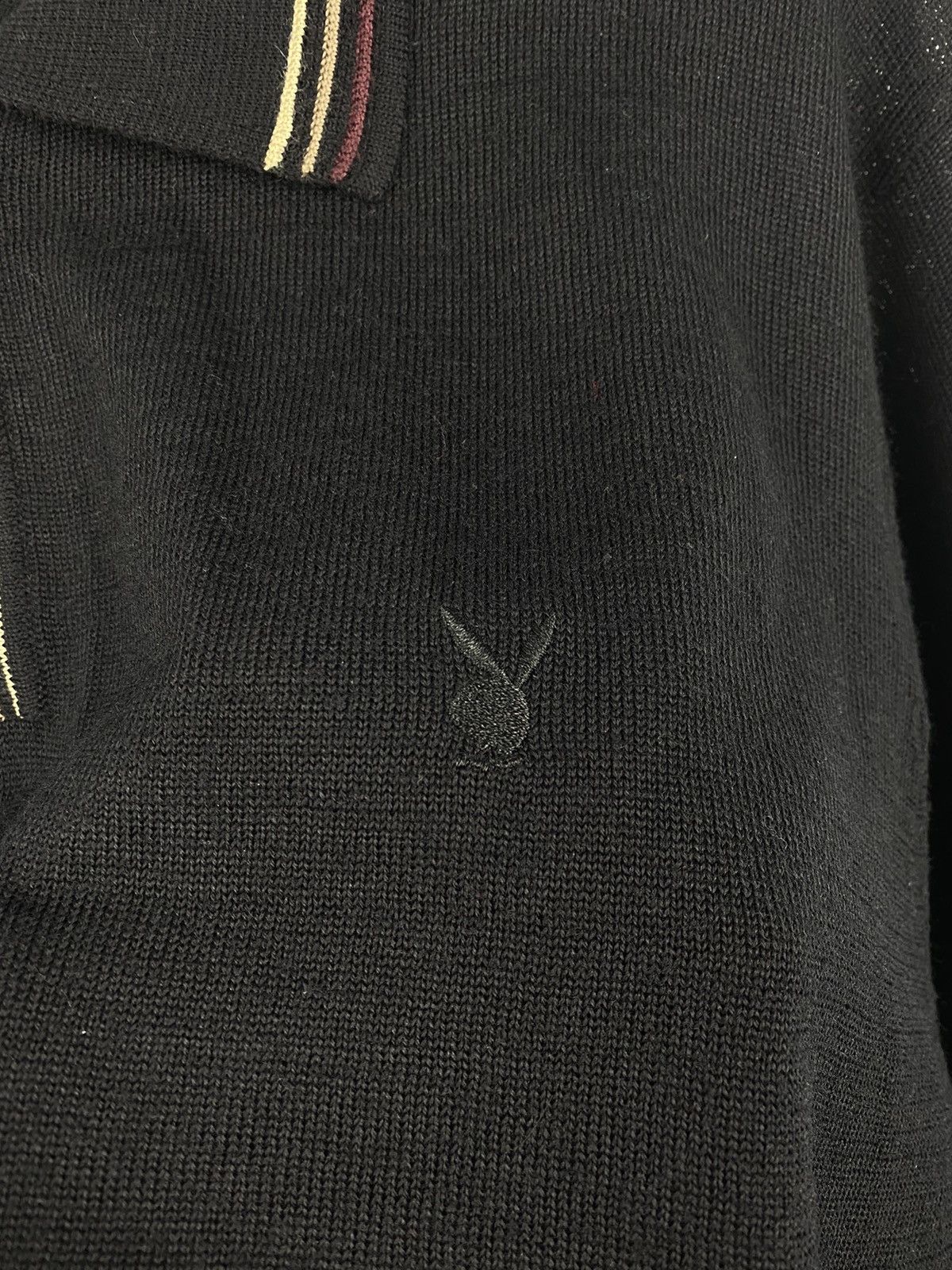 Playboy Vintage 90s Playboy Wool Long Sleeve Shirt Y2K Supreme Size US M / EU 48-50 / 2 - 4 Thumbnail