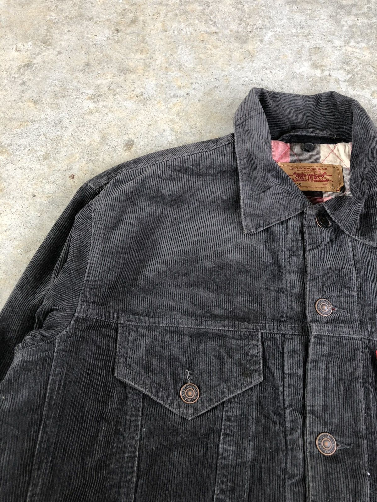 If Six Was Nine Y2k 2005 Levi’s Blanket Lined Corduroy Jacket Size US L / EU 52-54 / 3 - 9 Thumbnail