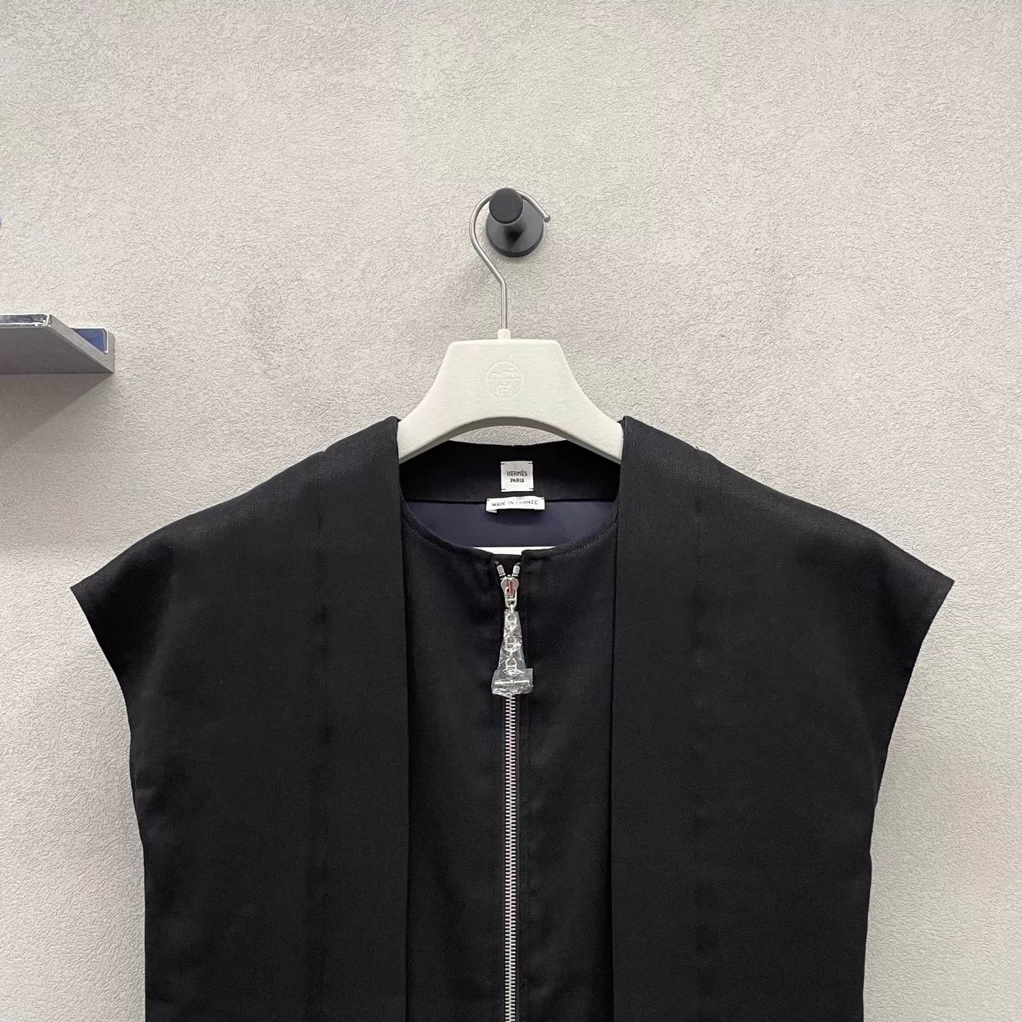 Hermes Hermes Black Tailored Edgy Zipper Dress Size XS / US 0-2 / IT 36-38 - 4 Thumbnail