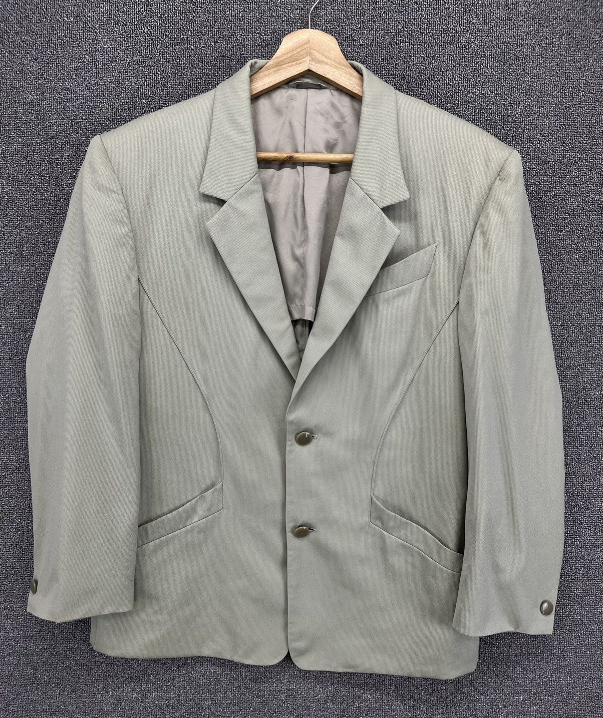 Thierry Mugler Vintage Thierry Mugler Luxury Wool Blazer Coat Jacket Size US M / EU 48-50 / 2 - 1 Thumbnail