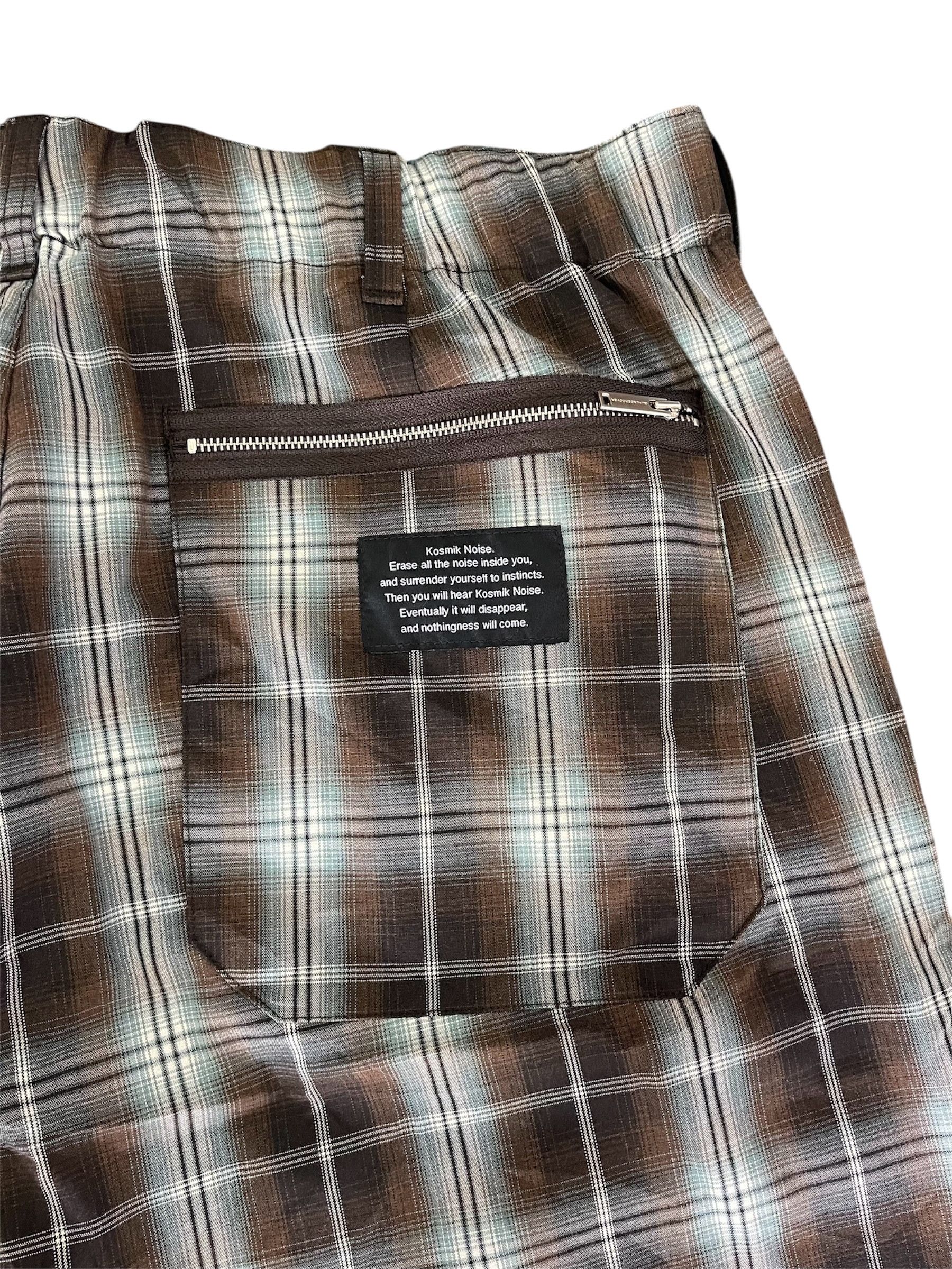 GU × Undercover Gu x undercover Multipocket Zipper Plaid Baggy Pant Size US 35 - 18 Thumbnail