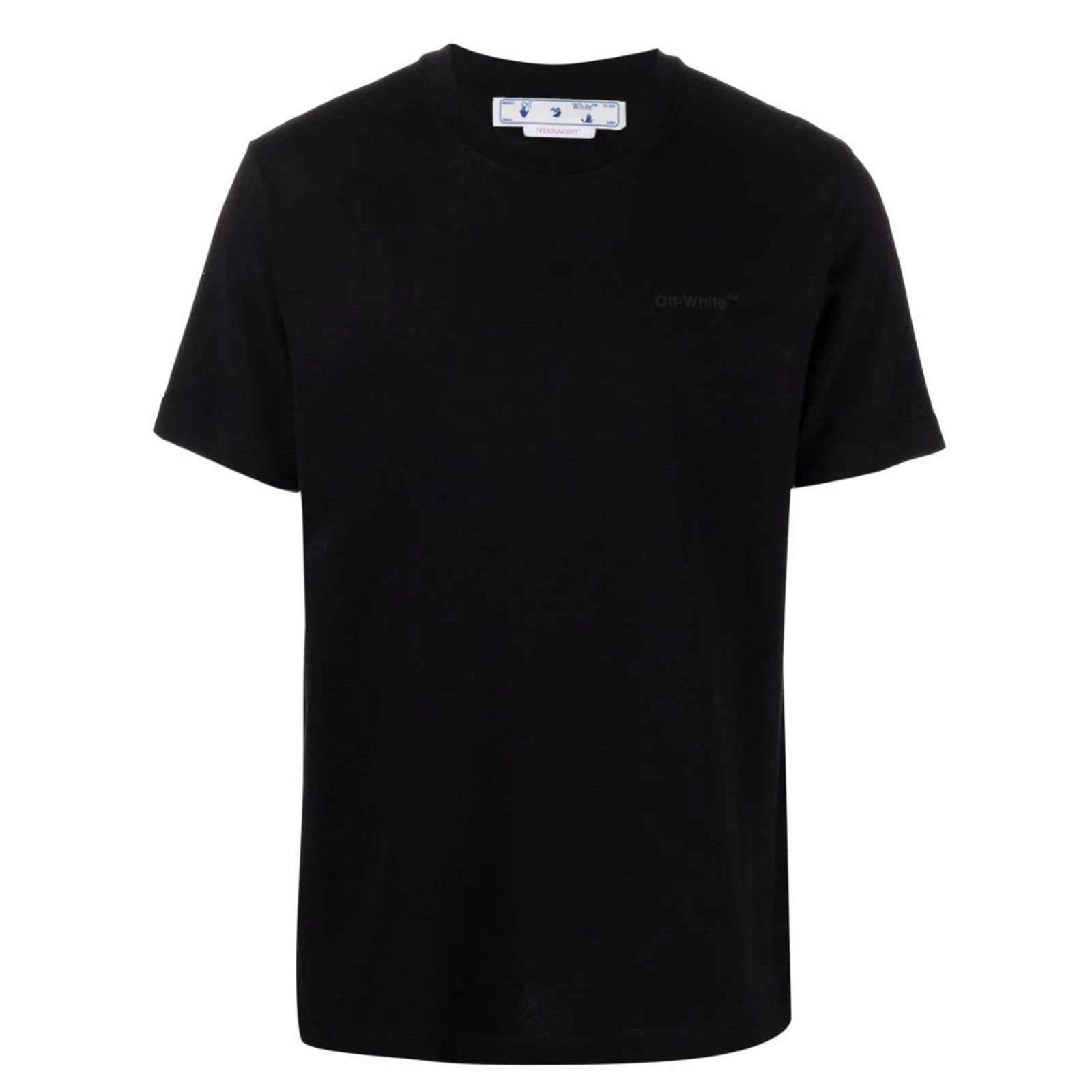 image of Off White Off-White Diag Tab Short Sleeve Tee Shirt Black, Men's (Size Small)