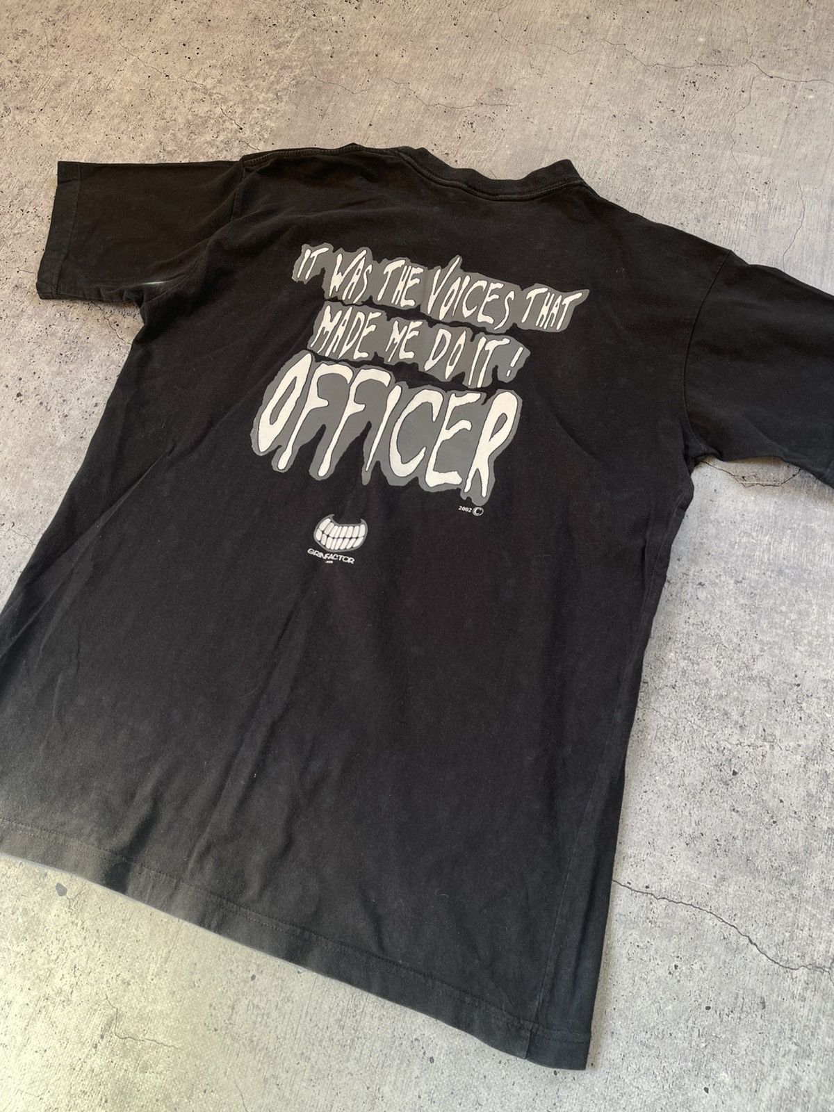 Vintage Vintage Grinfactor T-Shirt Black Size US L / EU 52-54 / 3 - 1 Thumbnail