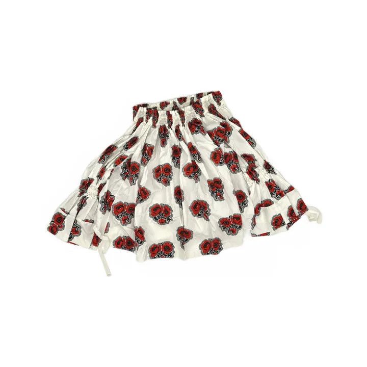 Alexander McQueen Alexander McQueen Floral Print Midi Skirt 0079 Size 38" / US 16 / IT 52 - 1 Thumbnail
