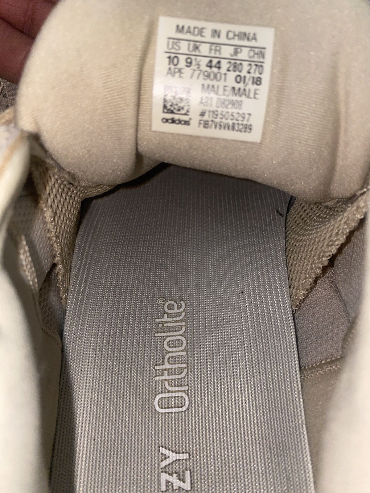 Adidas × Yeezy Yeezy 500 blush , coffee dyed , no box or laces Size US 10 / EU 43 - 2 Thumbnail