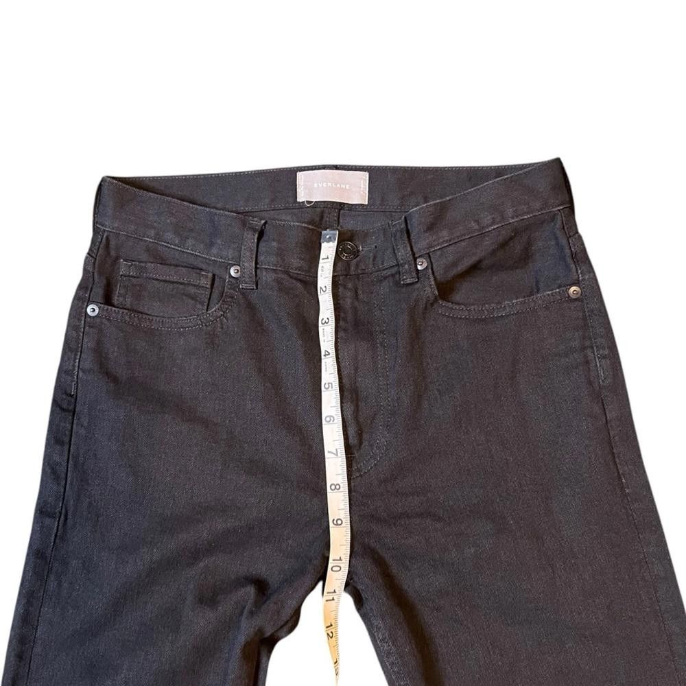 Everlane Everlane Black High Rise Slim Straight Denim size 27 Size 27" / US 4 / IT 40 - 4 Thumbnail