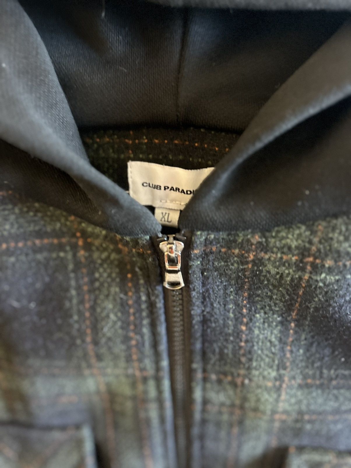 Other Club Paradise Streetwear Flannel Blue Grey Black Jacket Size US XL / EU 56 / 4 - 7 Thumbnail