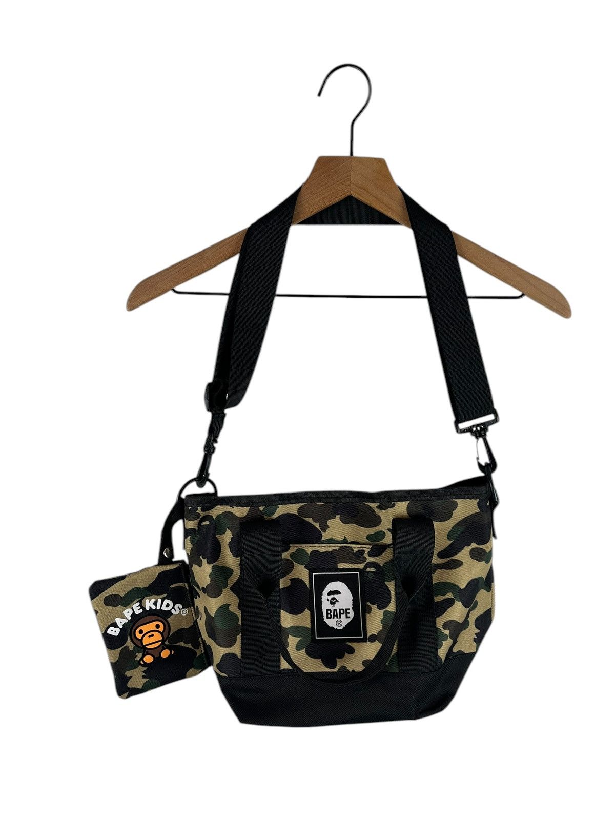 Bape Camo Novelty Tote Bag And Wallet, Men's