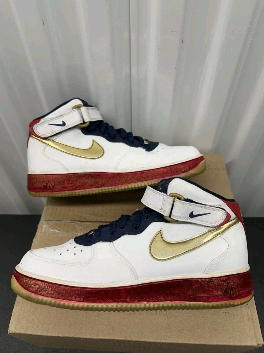 Nike Nike Air Force 1 Mid GS USA Olympic Youth Size 7Y Size US 7 / EU 40 - 3 Thumbnail