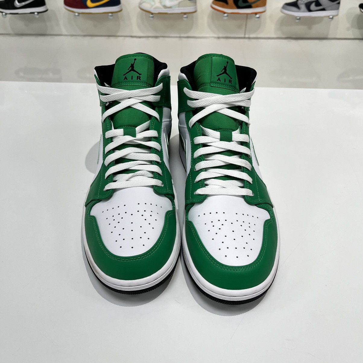 Nike Air Jordan 1 Mid Lucky Green Size US 12 / EU 45 - 9 Thumbnail