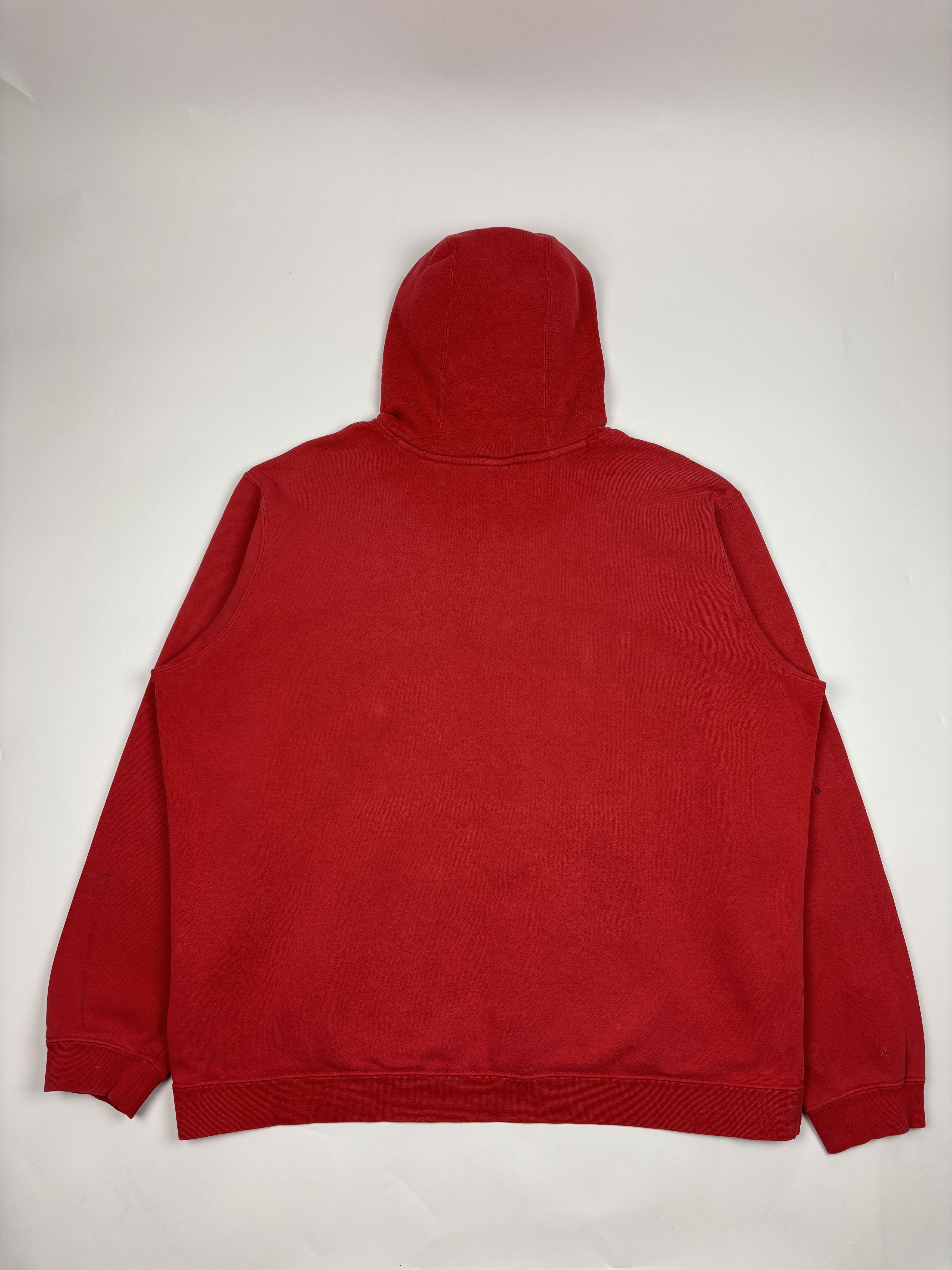 Nike Vintage Distressed Red Nike Hoodie Size US XXL / EU 58 / 5 - 4 Thumbnail