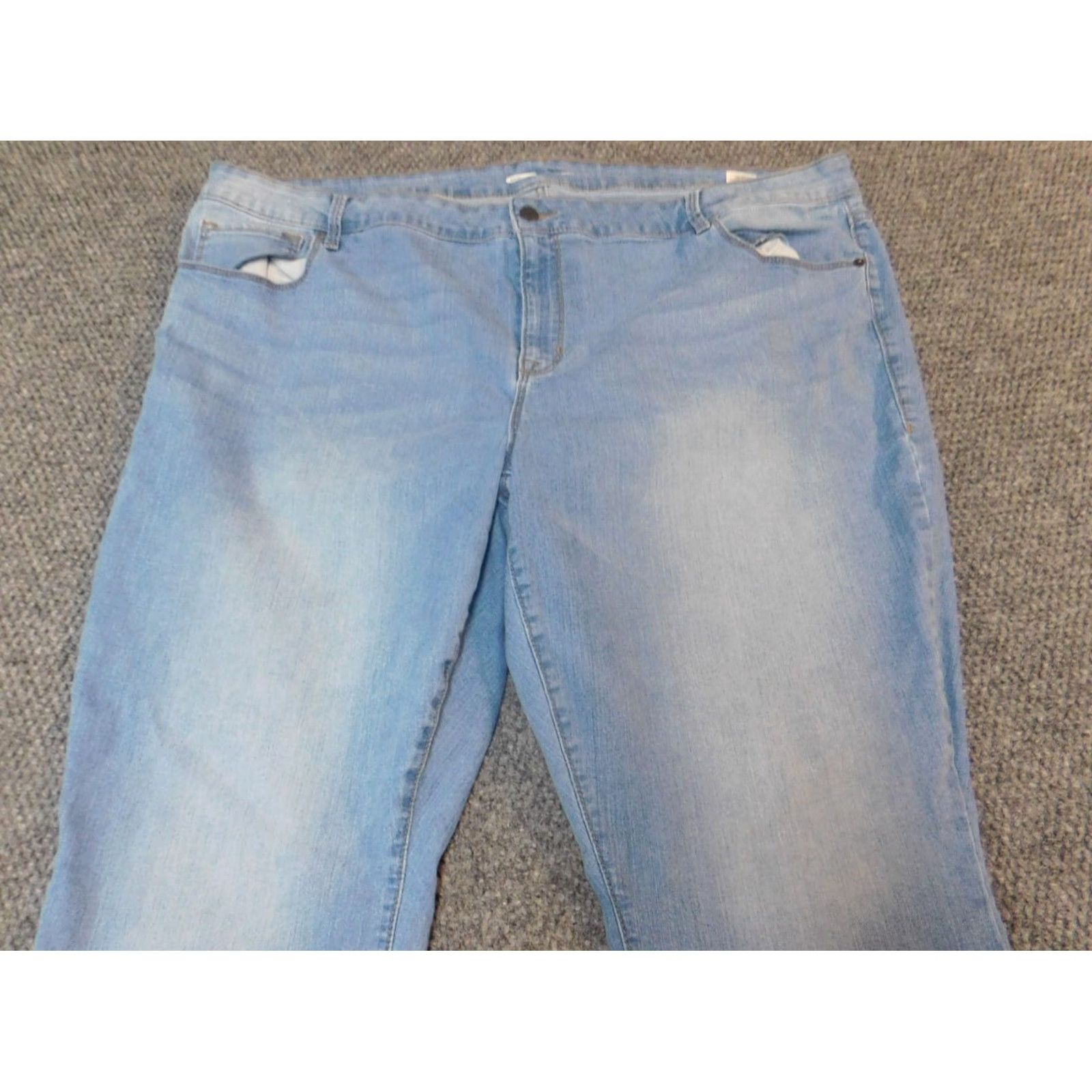 Old Navy Old Navy Jeans Womens 26 Blue Regular Skinny Denim Plus 29 Inseam Zipper Pockets Size 26" / US 2 / IT 38 - 7 Thumbnail