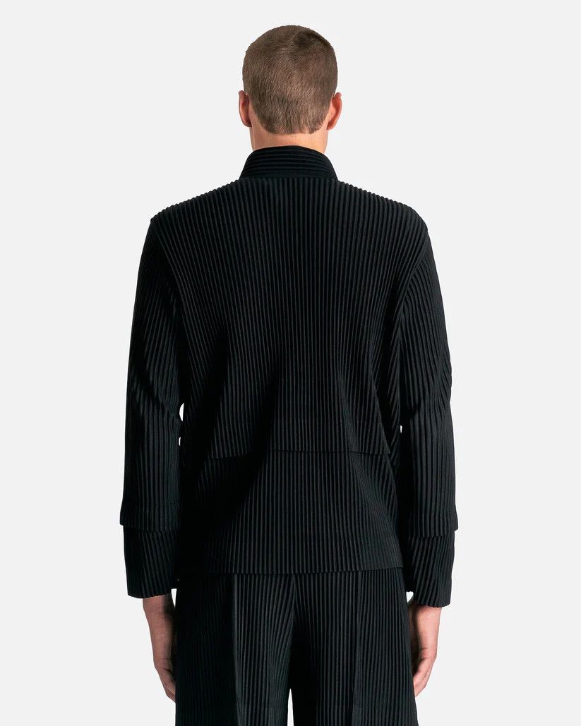Homme Plisse Issey Miyake o1s1v1r1oon0925 Cargo Jacket in Black Size US L / EU 52-54 / 3 - 5 Thumbnail