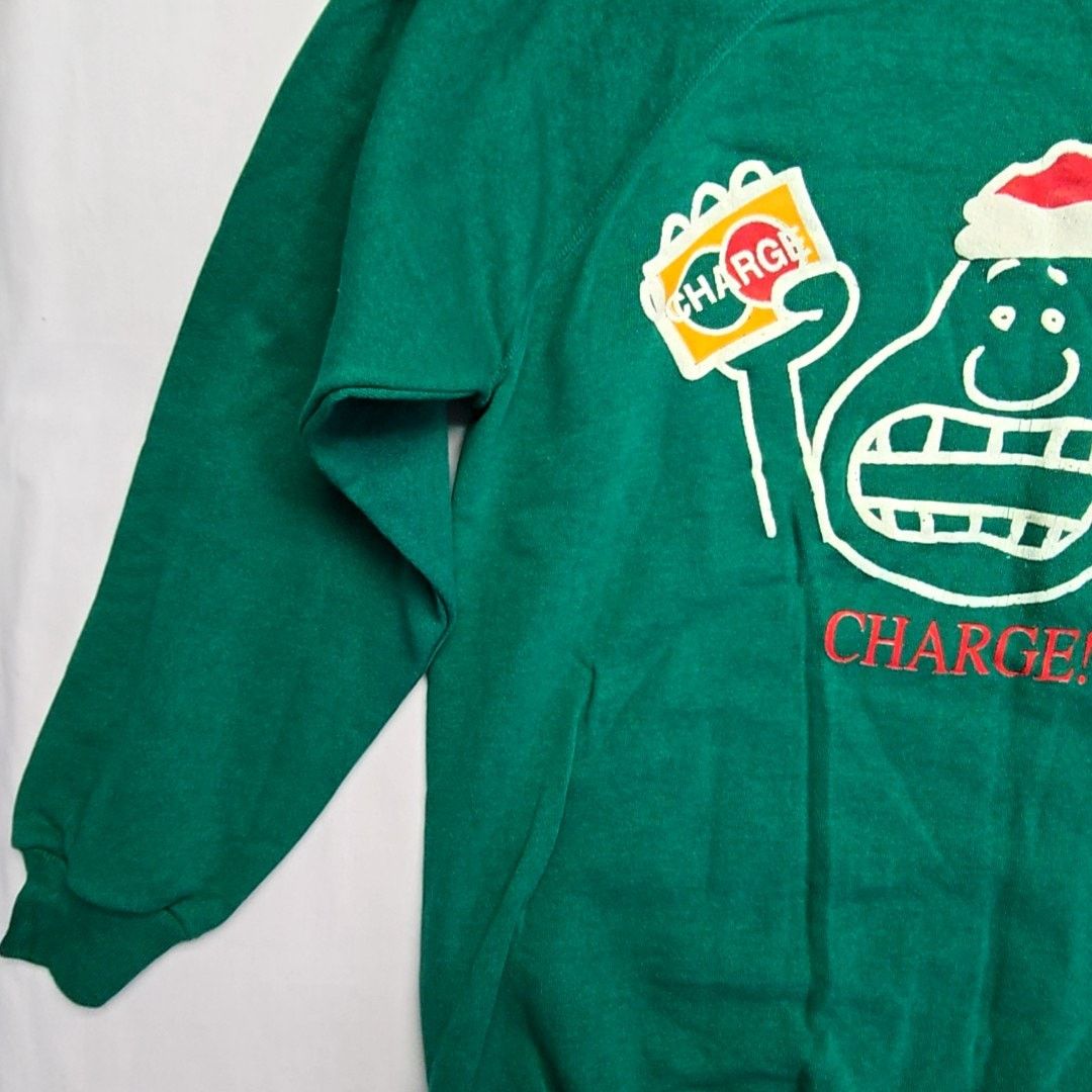 Vintage Vintage Shopping Sweatshirt Graphic Green Christmas 90s XL Size XL / US 12-14 / IT 48-50 - 5 Thumbnail