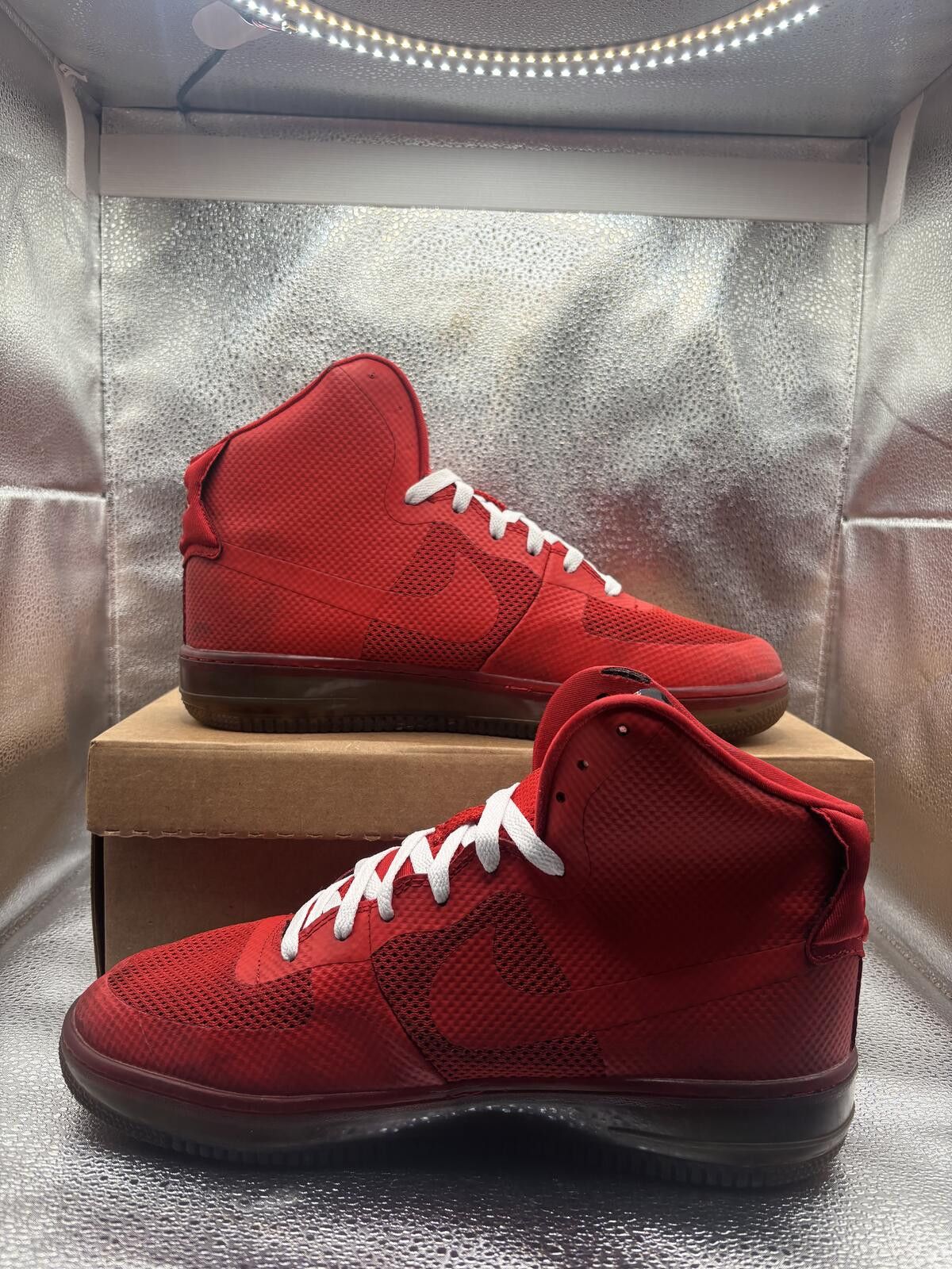 Nike Air Force 1 high red Size US 10 / EU 43 - 5 Thumbnail