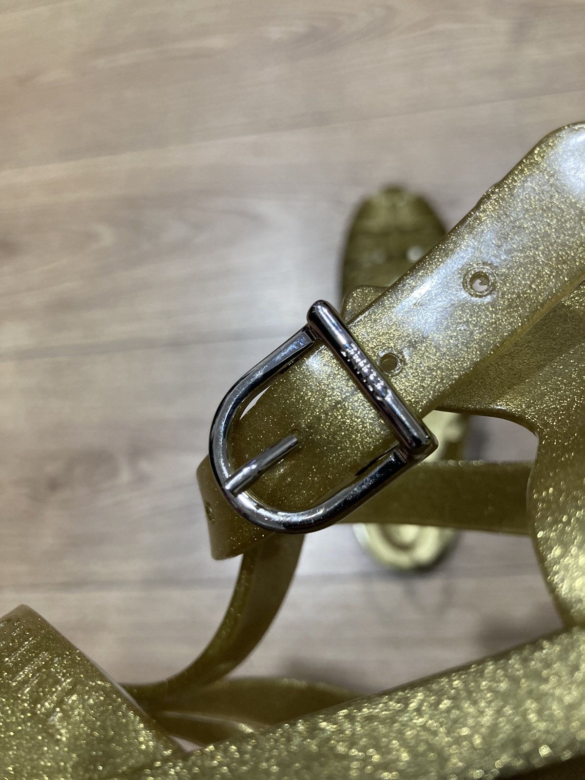 Celine Celine Gold Sandals Size:IT44 Size US 11 / EU 44 - 5 Thumbnail