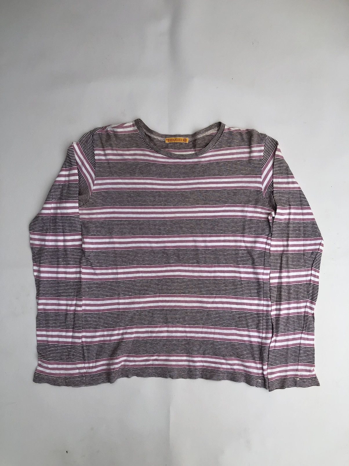 45rpm Japanese 45RPM Stripe LongSleeve Y2K Style Size US M / EU 48-50 / 2 - 1 Thumbnail