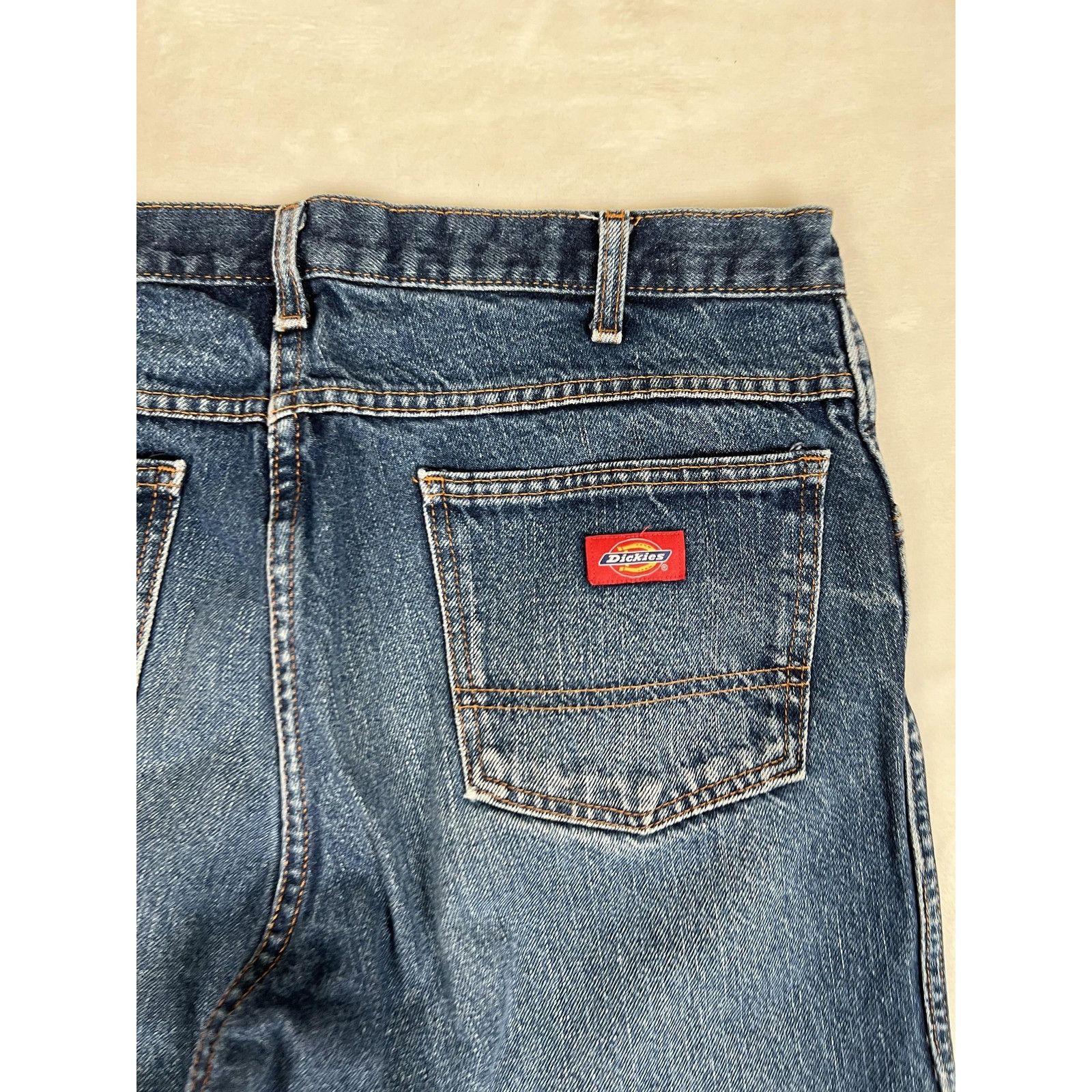 Dickies Dickies Jeans Mens 34x34 Blue Denim Straight Leg Workwear Cl Size US 34 / EU 50 - 6 Thumbnail