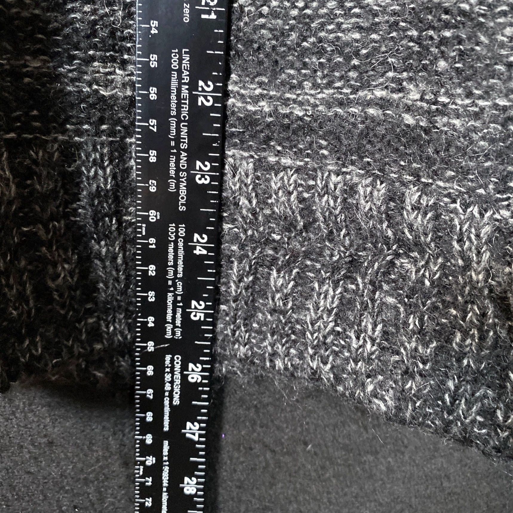 Calvin Klein Calvin Klein Womens Sweater Multicolored Ombre Cowl Neck Mohair Wool Blend M Size M / US 6-8 / IT 42-44 - 7 Thumbnail