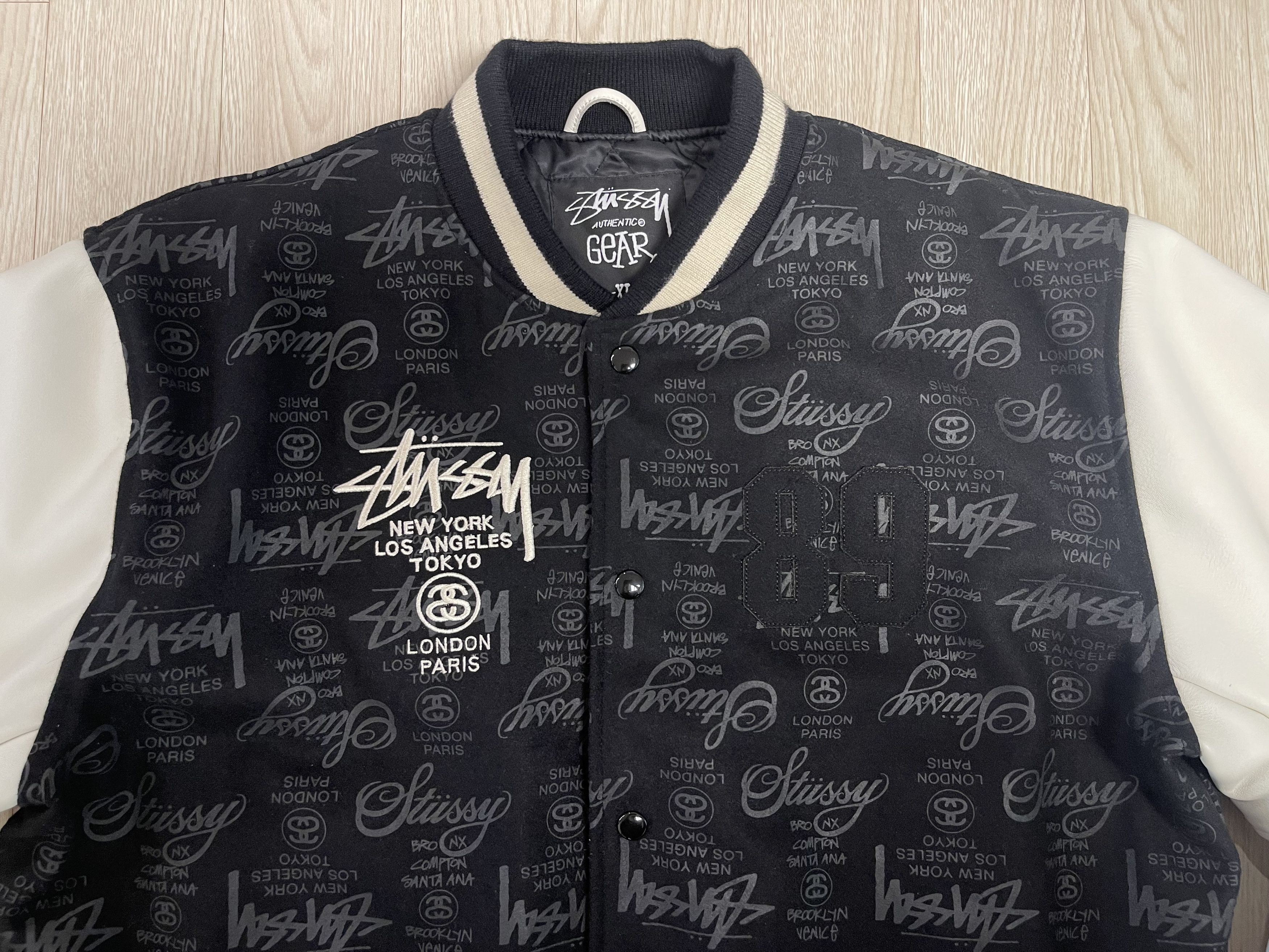 25th Anniversary varsity jacket ジャケット・アウター Stussy