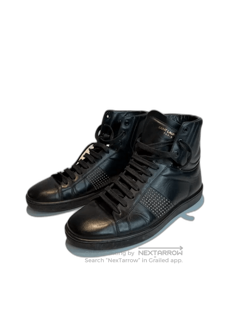 Saint Laurent Paris Black High. Size US 8 / EU 41 - 1 Thumbnail