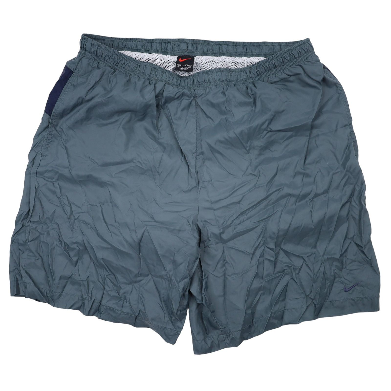 Nike × Vintage Vintage 90s Nike Spellout Swim Trunks Size US 36 / EU 52 - 2 Thumbnail