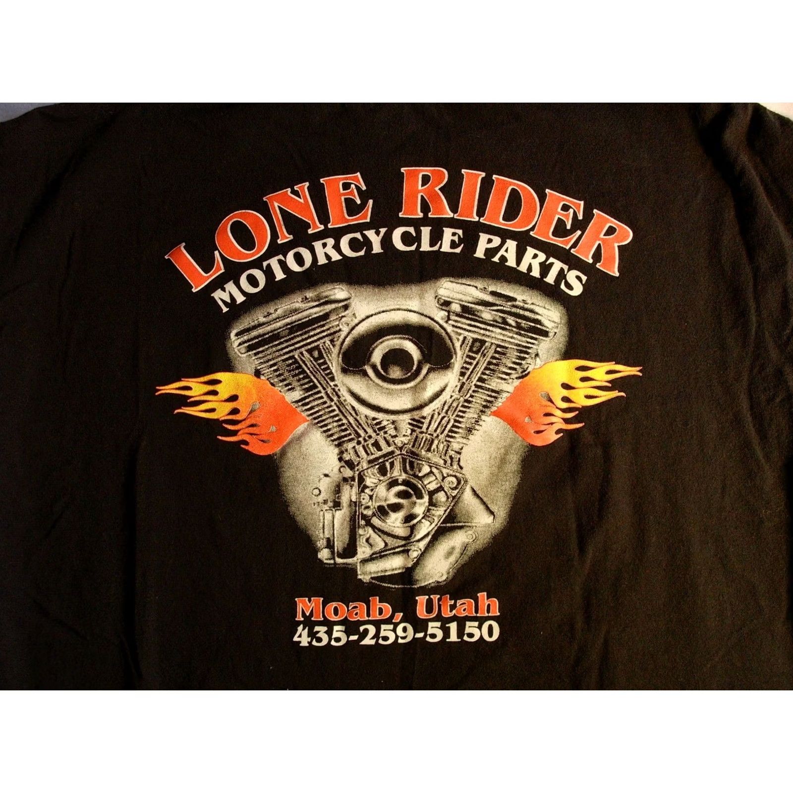 Delta LONE RIDER MOTORCYCLE Parts Shirt 2XL Moab Utah PANHEAD KNUCKLEHEAD t Men's Size US XXL / EU 58 / 5 - 4 Thumbnail