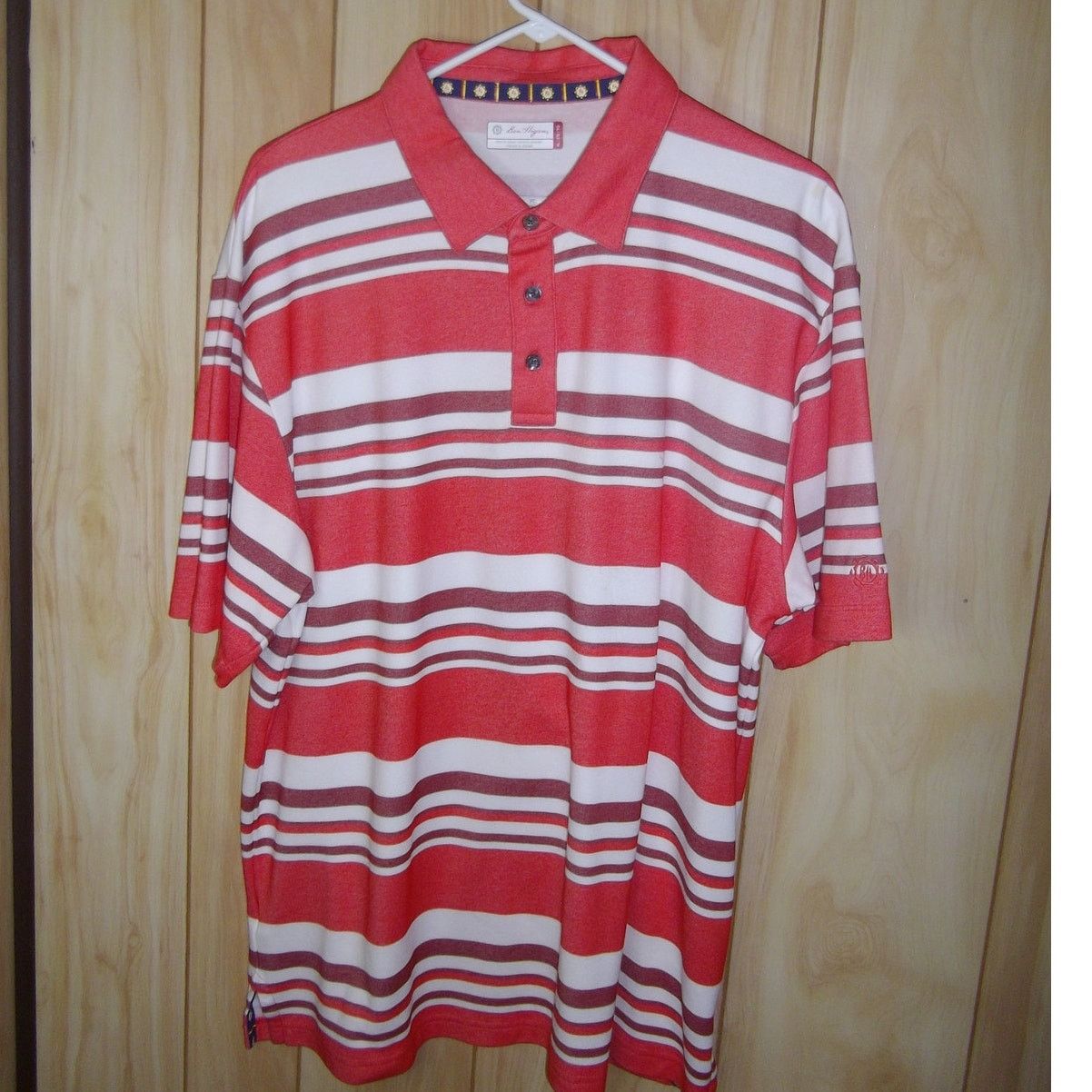 Other Ben Hogan Striped Collared Short Sleeve Polo Shirt XL Size US XL / EU 56 / 4 - 1 Thumbnail