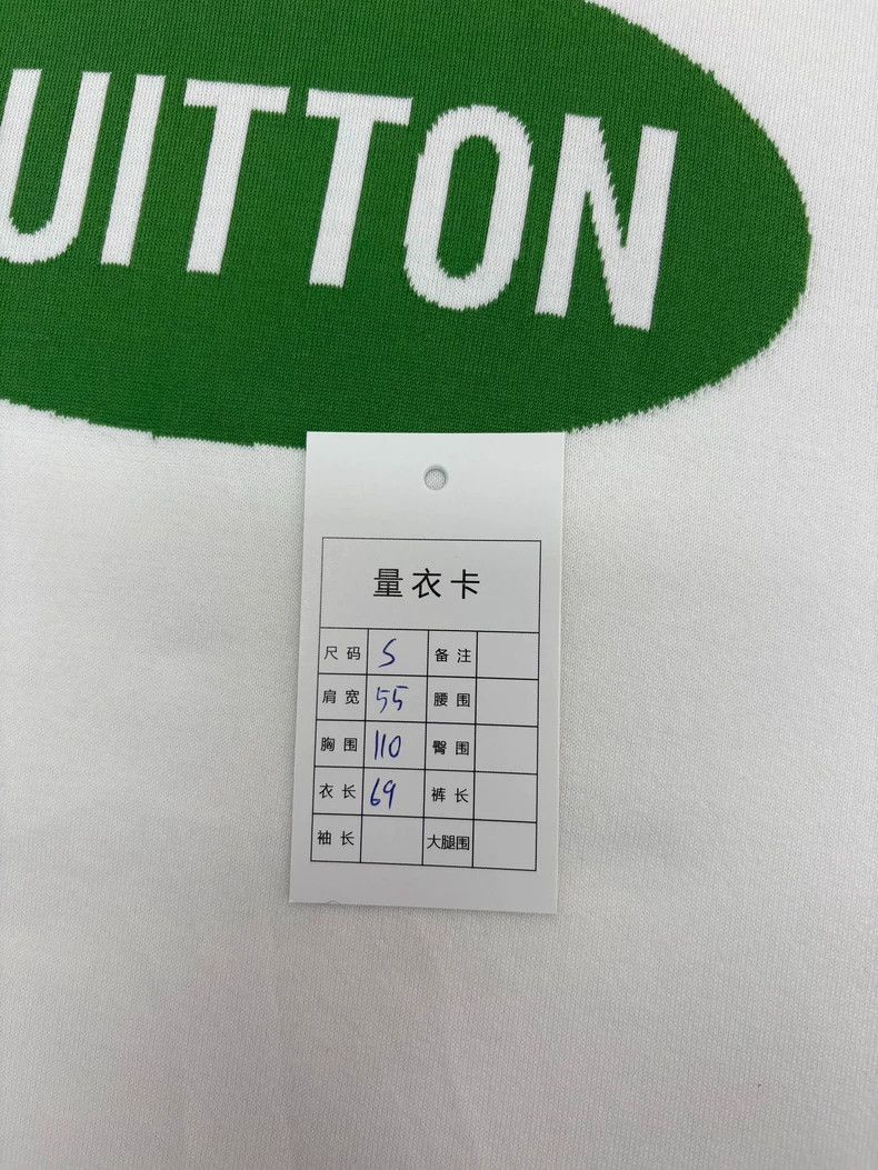 Louis Vuitton Louis Vuitton White Green Logo Short Sleeve Shirt-2506 Size US S / EU 44-46 / 1 - 8 Thumbnail