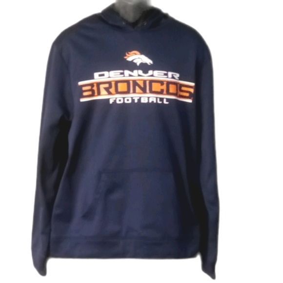 NFL NFL Team Bronco Football Blue Hoodie Sweatshirt Size US XL / EU 56 / 4 - 1 Thumbnail