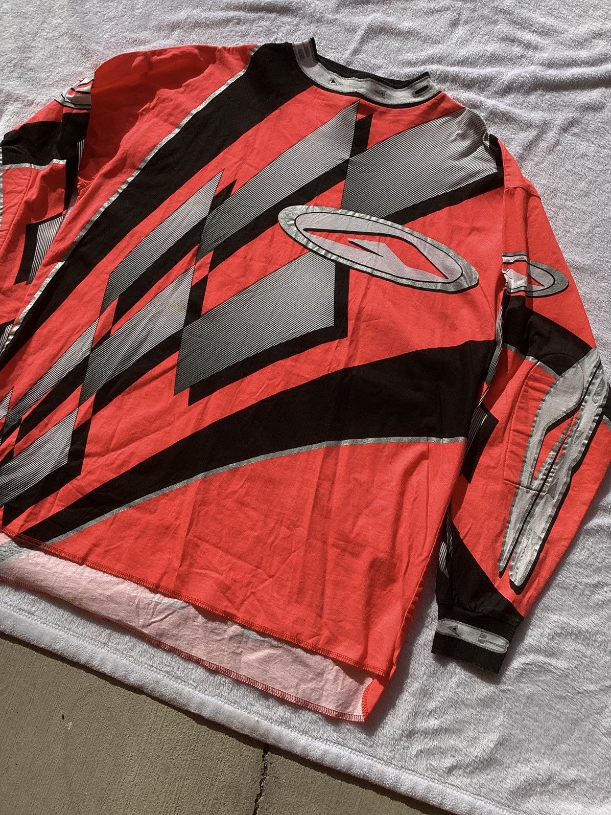 Vintage Vtg 90s AXO sports racing neon pink riding/motorcycle jersey Size US XXL / EU 58 / 5 - 3 Thumbnail