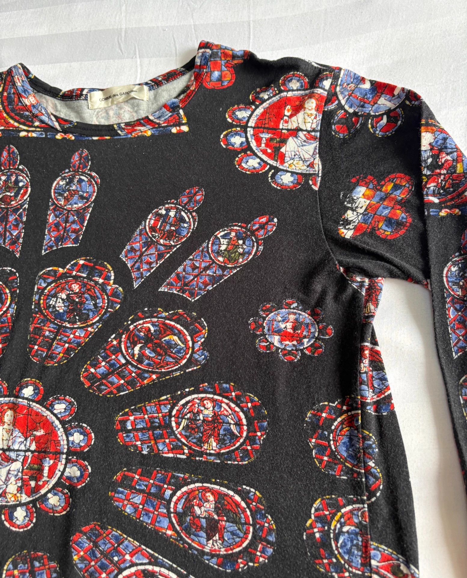 Comme des Garcons CDG 91ss Vintage Buddha Print Long Sleeve Top Size M / US 6-8 / IT 42-44 - 5 Thumbnail