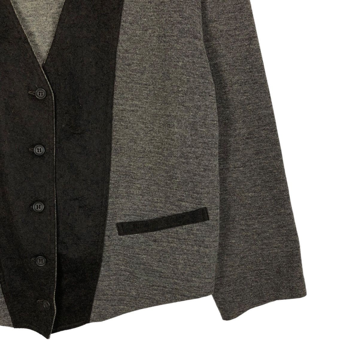 Yohji Yamamoto 🔥VINTAGE WOOL CROPPED BIKER JACKET Y’S YOHJI YAMAMOTO Size US M / EU 48-50 / 2 - 5 Thumbnail