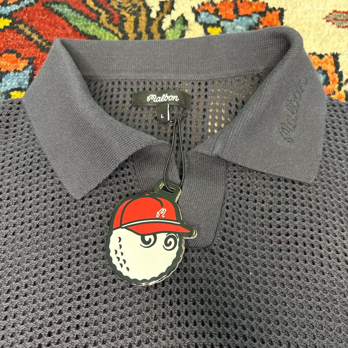 Malbon Malbon Mesh Vacation Polo Size US L / EU 52-54 / 3 - 2 Thumbnail