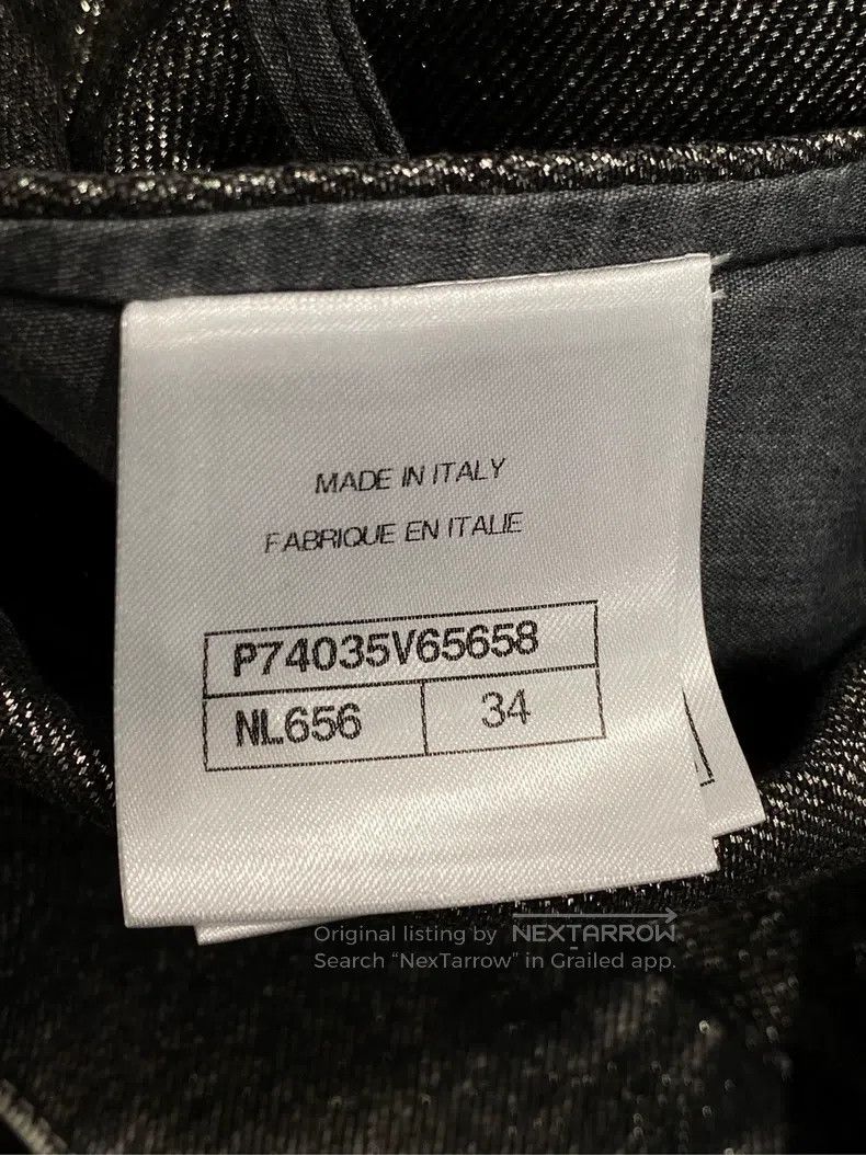 Chanel Chanel 23-year-old denim skirt Size 42" / US 20 - 4 Thumbnail