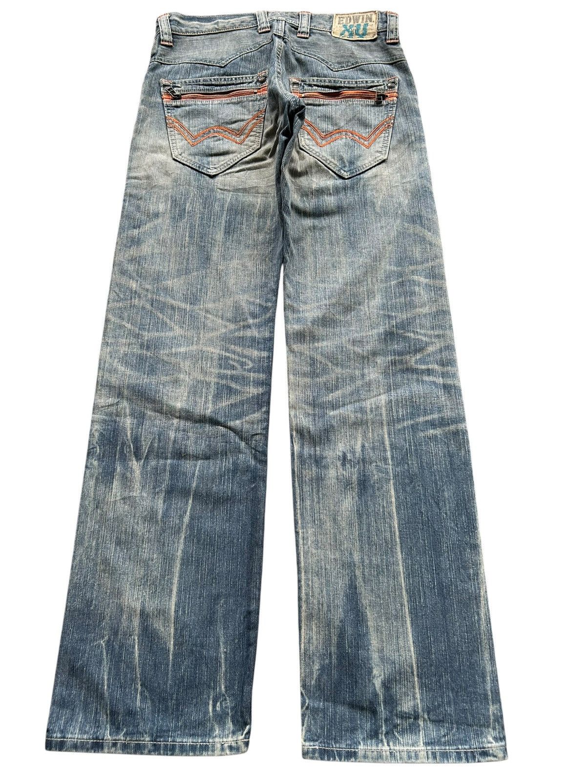 Japanese Brand × Kapital × Vintage Edwin Rusty Mudwash Distressed Japanese Denim Jeans Size US 31 - 2 Thumbnail