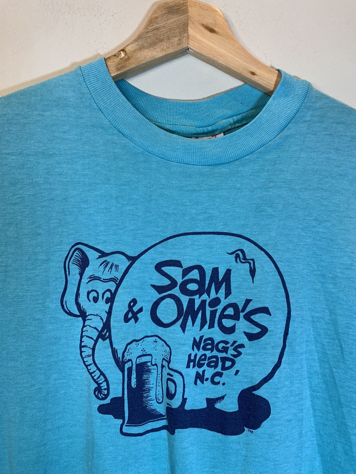 Vintage *RARE* Vintage 70s Sam & Omie’s Bar Nags Head Thoreau Shirt Size US L / EU 52-54 / 3 - 3 Thumbnail