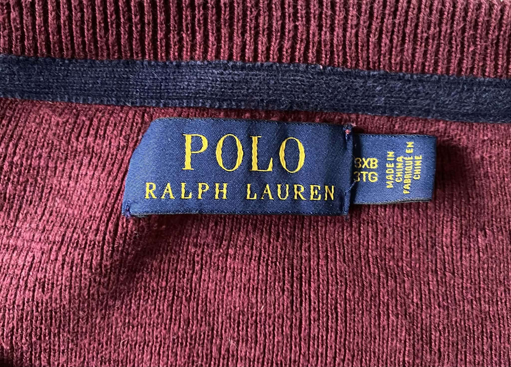 Polo Ralph Lauren Polo Ralph Lauren 3XL Varsity Athletic Dept Burgundy 1967 Size US XXL / EU 58 / 5 - 4 Thumbnail