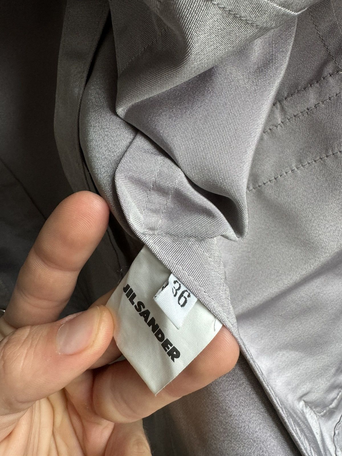 Jil Sander Vintage 90s JIL Sander Buckled TrenchCoat Made In Germany Size M / US 6-8 / IT 42-44 - 6 Thumbnail