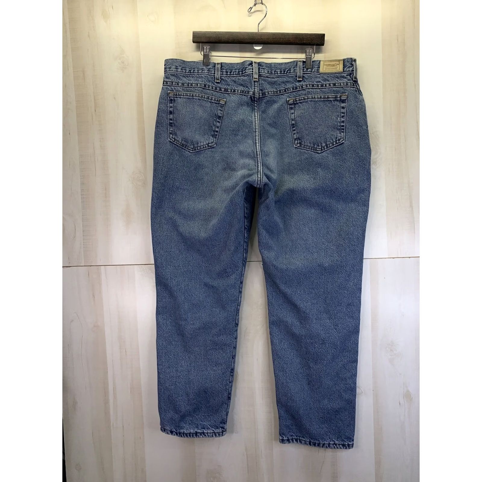 Vintage VINTAGE LL Bean Denim Jeans Unisex Flannel Lined 40x30 1990s Blue Mens Womens Boys Girls Shoes? Size 27" / US 4 / IT 40 - 5 Thumbnail