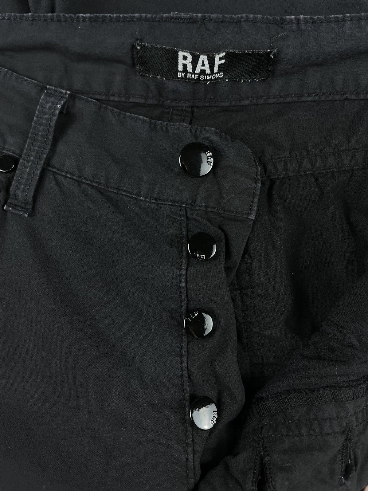 Raf Simons Raf By Raf Simons Slit Knee Distressed Double Layered Pants Size US 30 / EU 46 - 7 Thumbnail