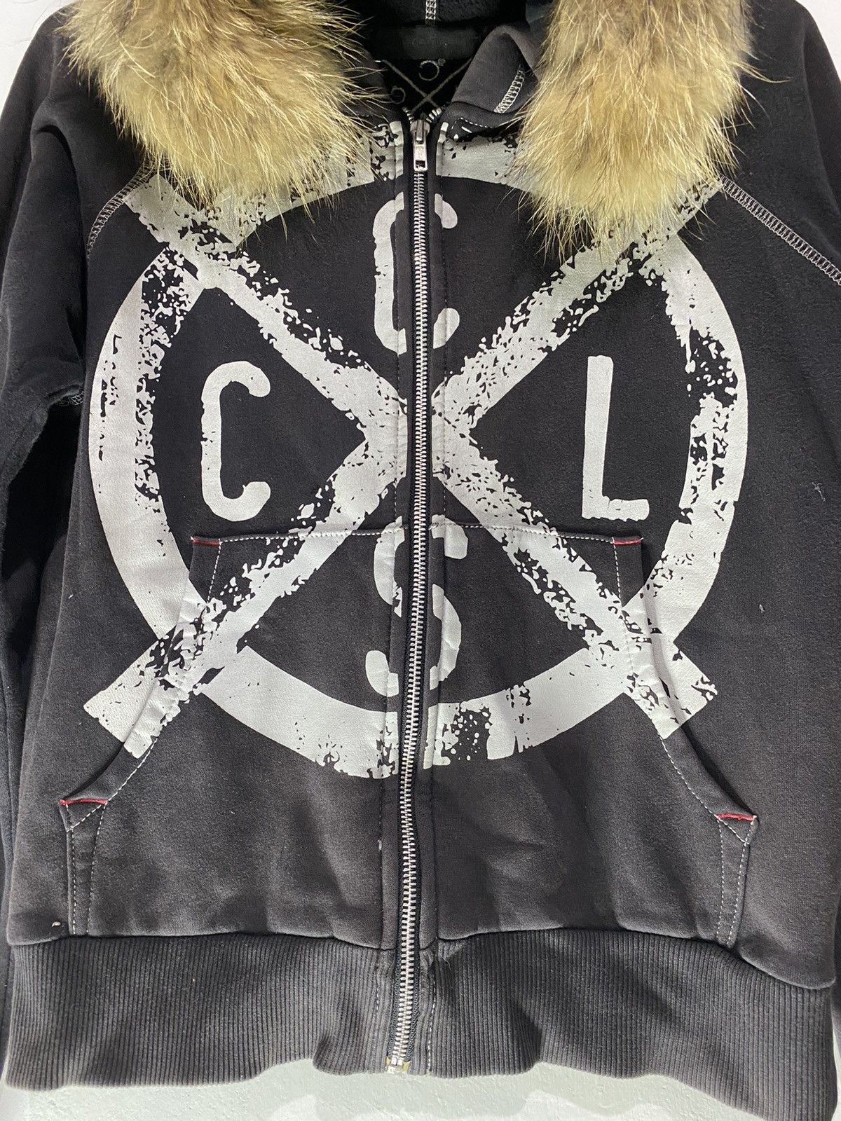 If Six Was Nine × Japanese Brand × PPFM celcius faux fur hoodie Size US M / EU 48-50 / 2 - 3 Thumbnail