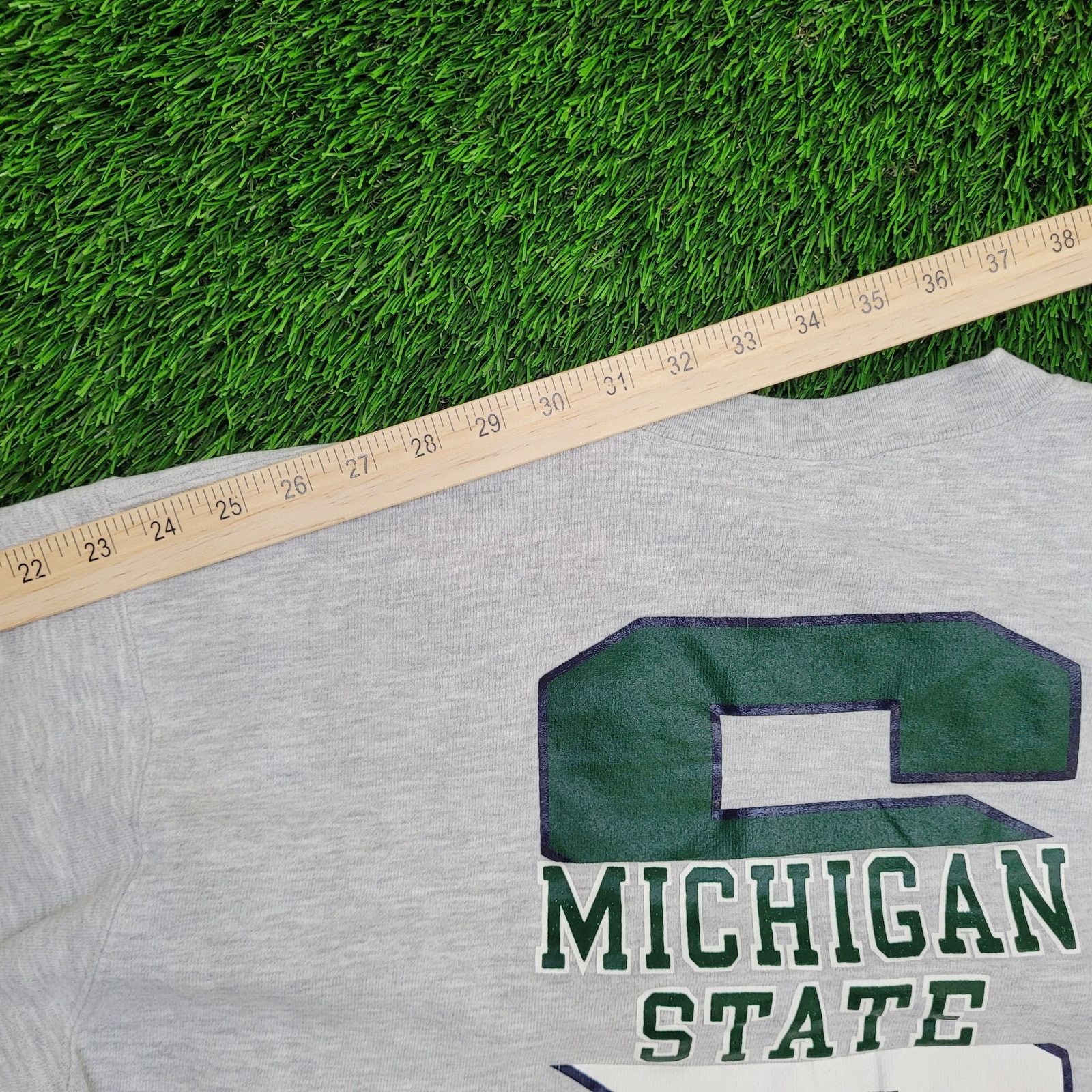 Champion Vintage Michigan State Sweatshirt Womens 2XL 25x26 USA Size XXL / US 16-18 / IT 52-54 - 5 Thumbnail