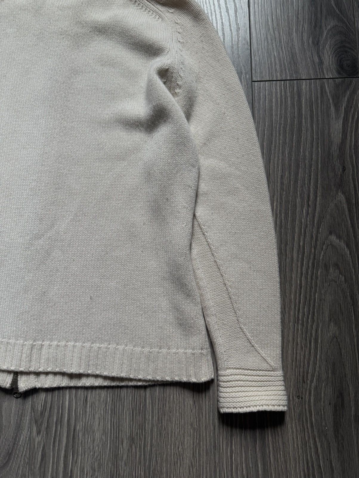 Other Alberto Fabiani Cashmere Zip Cardigan Sweater in L, Beige Size L / US 10 / IT 46 - 5 Thumbnail