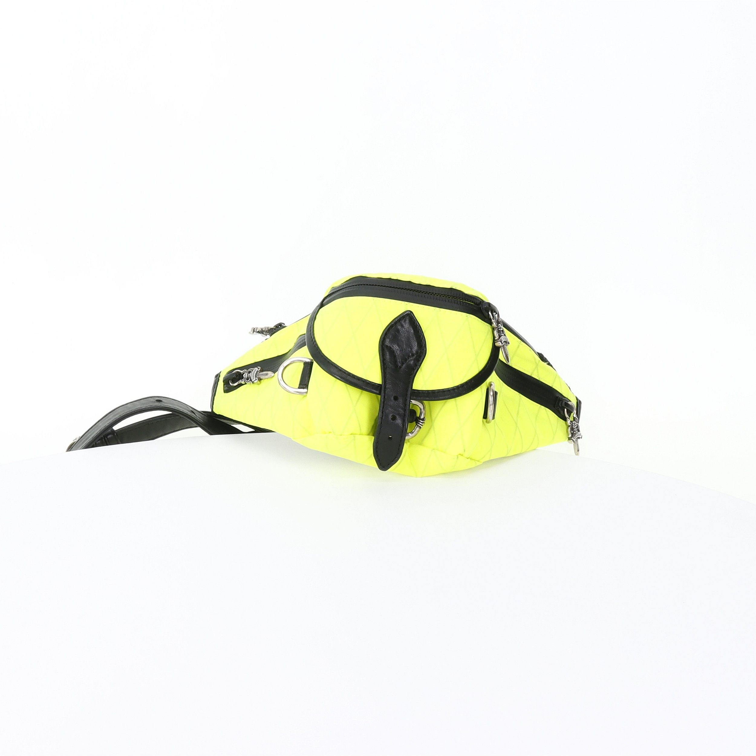 Chrome Hearts Chrome Hearts Neon Green Canvas Belt Bag ONE SIZE Size ONE SIZE - 1 Thumbnail