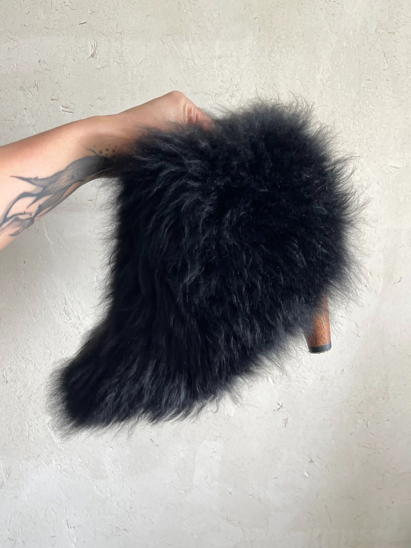 Chanel Chanel Glacier women's fur ankle boots black size 39 Size US 8.5 / IT 38.5 - 3 Thumbnail