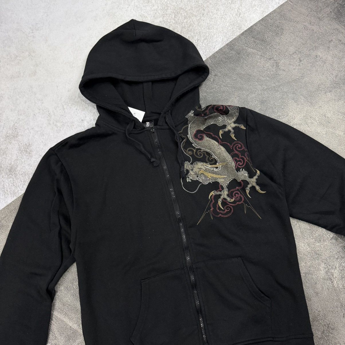 Japanese Brand Vintage japanese sukajan 3 dragon big print zip Size US XL / EU 56 / 4 - 5 Thumbnail